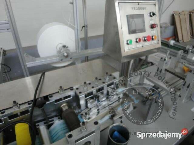 Linia do produkcji maseczek ochronnych dwusekcyjna