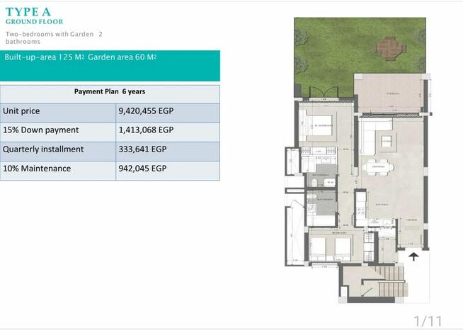Apartament z Ogrodem w Resorcie Hotelowym Veranda. Egipt