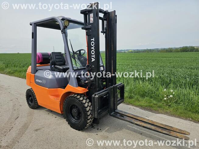 Wózek Widłowy TOYOTA 7FG20 , TOYOTA 7FGF20 widlak Linde