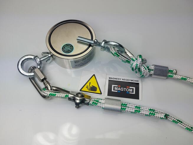 Magnes neodymowy z uchem do wody F 300 Gold Magtom