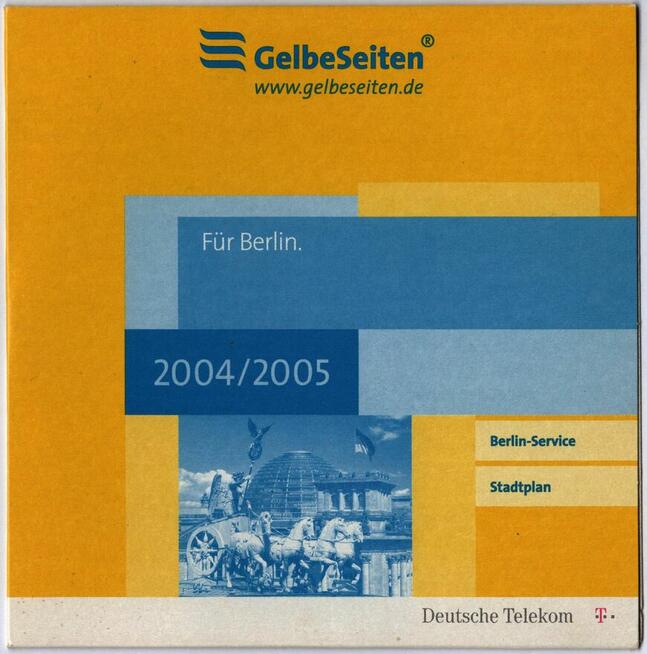 Für BERLIN 2004/2005 PLAN MIASTA USŁUGI KSIĄŻKA TELEFONICZNA