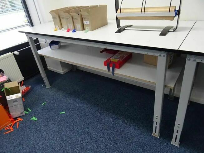 2 Stoły do pakowania paczek 1750x80cm i 150x80cm blat 2cm