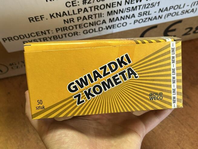 RACE PISTOLETOWE KOLOROWE GWIAZDKI Z KOMETĄ GWR20 GOLD WECO