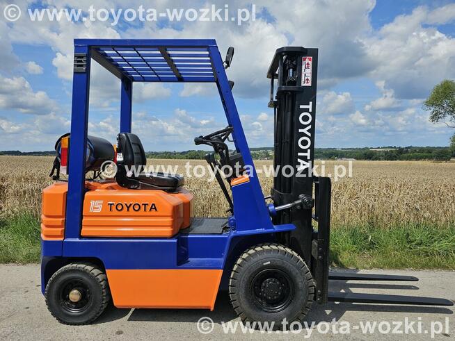 Wózek Widłowy TOYOTA 5FG15 , TOYOTA 5FGF15 widlak Linde