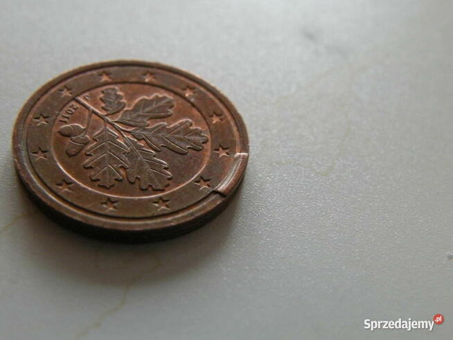 Destrukt , nadlewka - 2 eurocenty - 2011r. - UNIKAT !!!