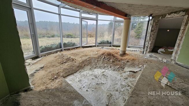 Dom wolnostojący z pięknym widokiem, garażem.