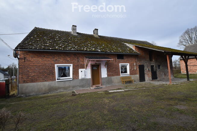 Dom wolnostojący 80 m2, 3 pokoje - duża działka