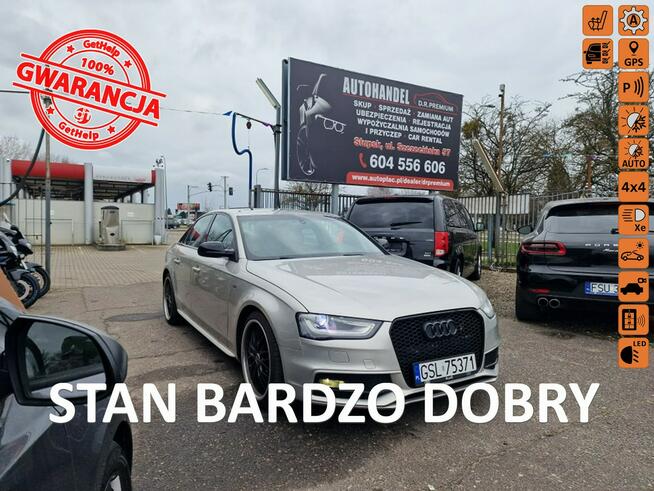 Audi A4 2.0 TFSI 225 KM, Quattro, S-Line, Automat, Skóra, Kamera, Bluetooth