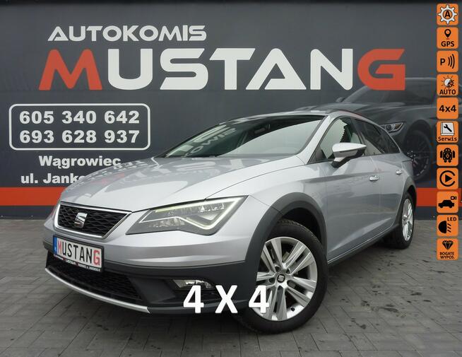 Seat Leon X-PERIENCE*FR 2.0 TDI 184Ps*AUTOMAT*4 Drive*Navi*Kamera*Półskóry