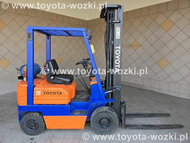 Wózek Widłowy TOYOTA 5FG15 Triplex 5500 mm, TOYOTA 5FGF15