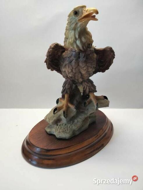 Włoska figura - sygnowana Ptak - Orzeł - stan kolekcjonerski