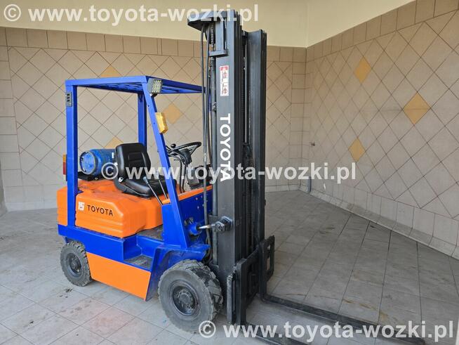 Wózek Widłowy TOYOTA 5FG15 Triplex 5500 mm, TOYOTA 5FGF15
