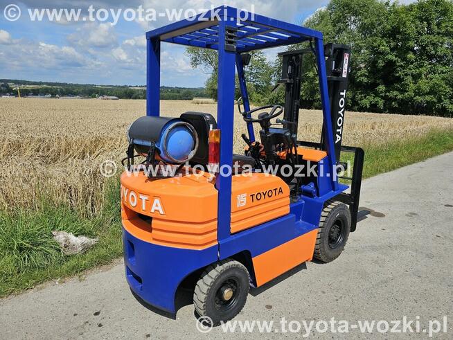 Wózek Widłowy TOYOTA 5FG15 , TOYOTA 5FGF15 widlak Linde