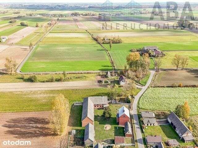 Gospodarstwo rolne, gm. Uniejów - Skotniki