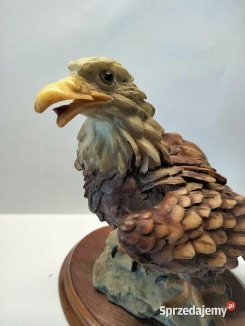 Włoska figura - sygnowana Ptak - Orzeł - stan kolekcjonerski