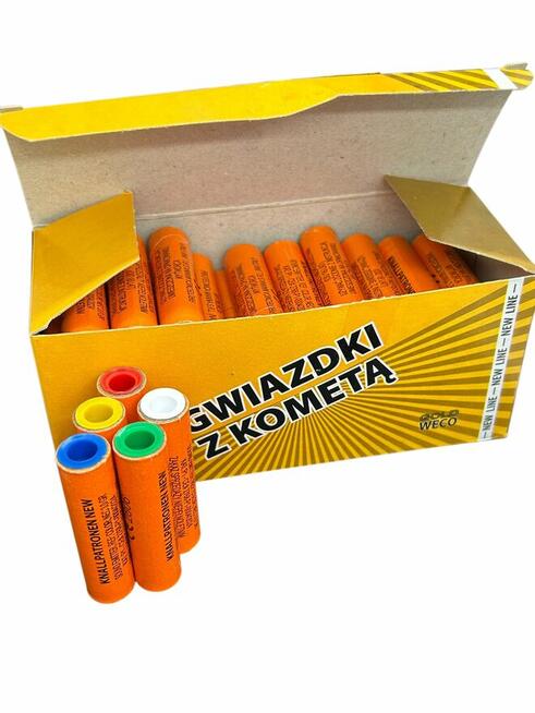 RACE PISTOLETOWE KOLOROWE GWIAZDKI Z KOMETĄ GWR20 GOLD WECO