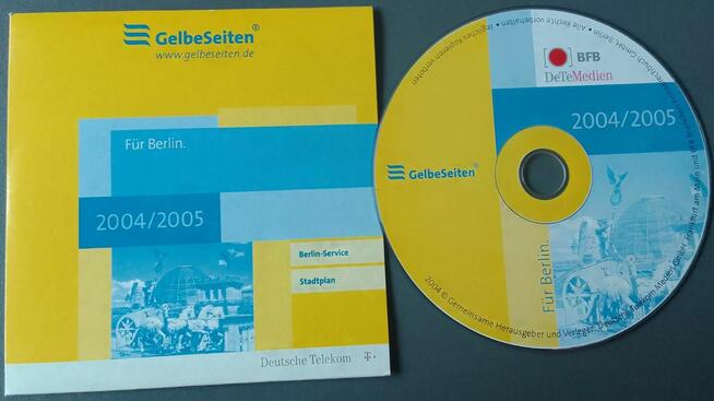 Für BERLIN 2004/2005 PLAN MIASTA USŁUGI KSIĄŻKA TELEFONICZNA