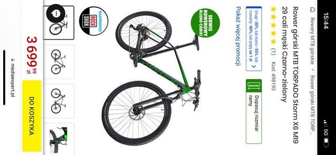 Rower strom x6 gwarancja nowy