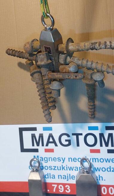 Belka magnetyczna magnes do poszukiwań w wodzie BM125x50x40