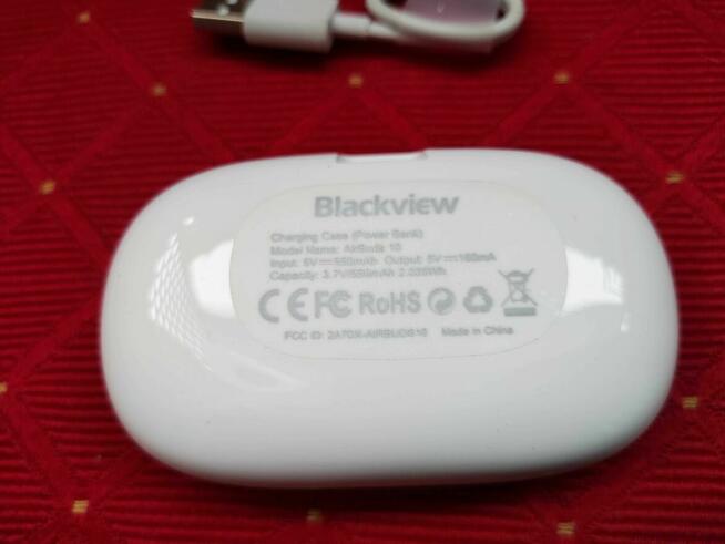 Słuchawki bezprzewodowe białe douszne Blackview Airbuds 10