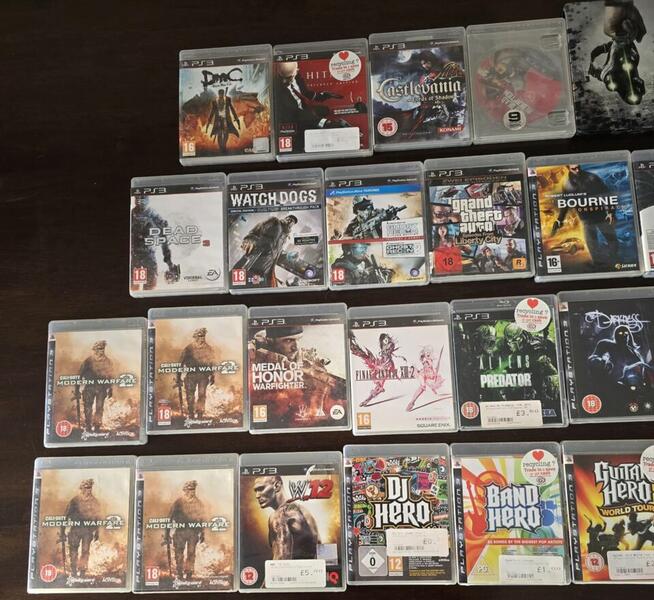 Gry PS3 konsola Kolekcja prywatna