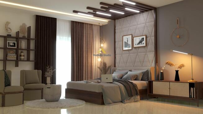 Wizualizacja 3D wnętrza pomieszczenia