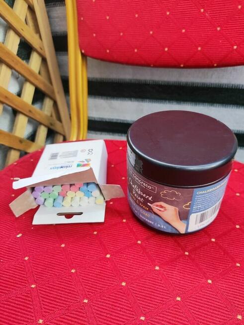 Farba Tablicowa szybkoschnąca czarna kreda do tablica ścienn