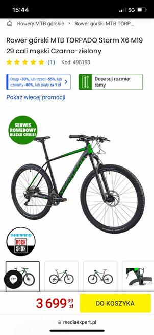 Rower strom x6 nowy gwarancja