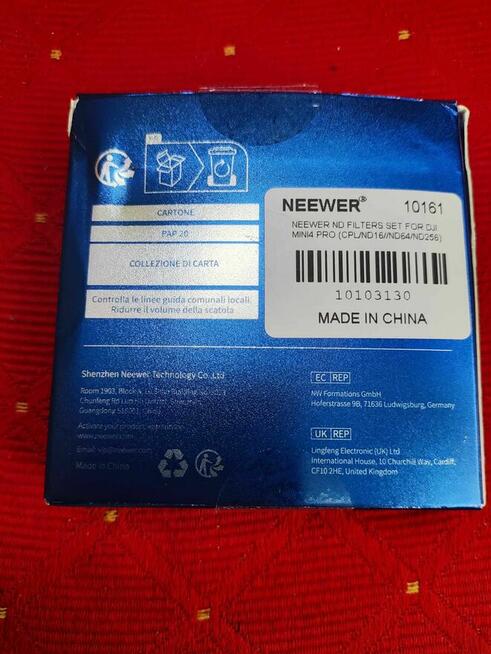 Filtry Neewer do DJI Mini 4 Pro FL-A30 Filtr ND do Drona