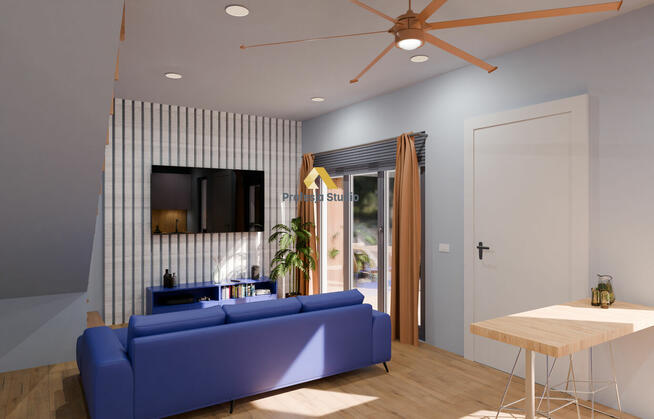 Wizualizacja 3D wnętrza pomieszczenia