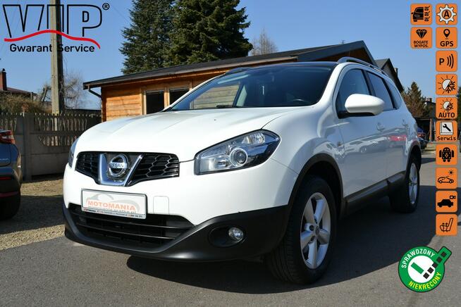 Nissan Qashqai+2 Climatronic dwustrefowy*Alufelgi*Serwis*Podgrz. Fotele.Automat