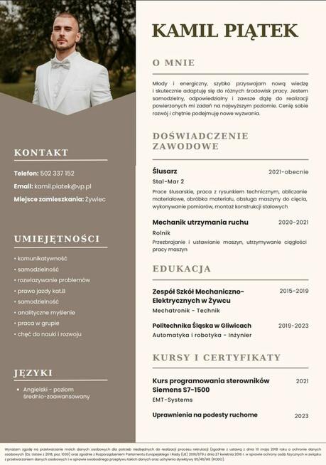 Poszukuję pracy jako Automatyk/Inżynier/Konstruktor