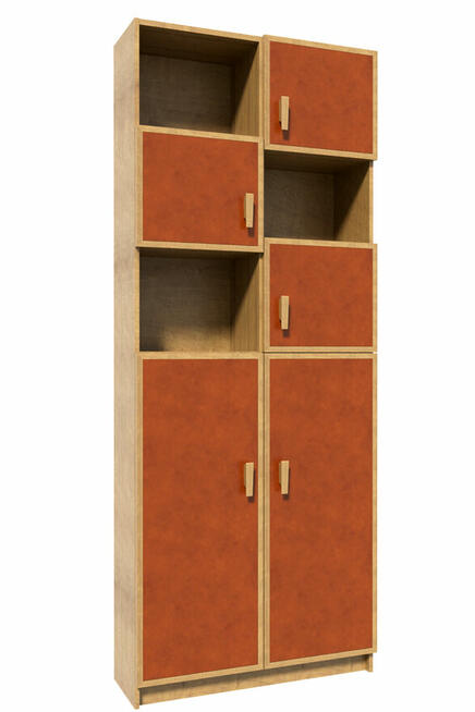 Drzwiczki skórzane do szafy