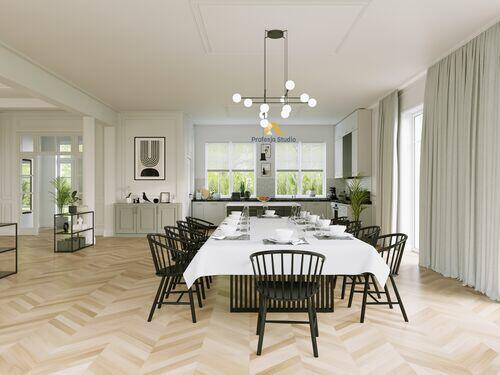 Wizualizacja 3D wnętrza pomieszczenia