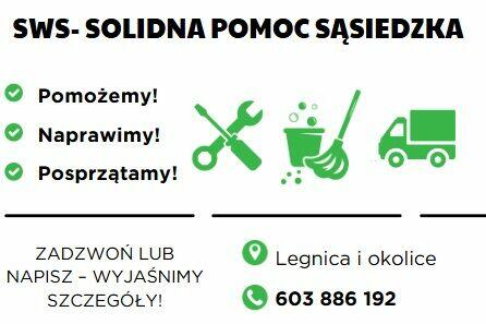 Solidna pomoc domowa, sprzątanie, transport – Legnica