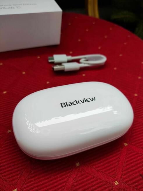 Słuchawki bezprzewodowe białe douszne Blackview Airbuds 10