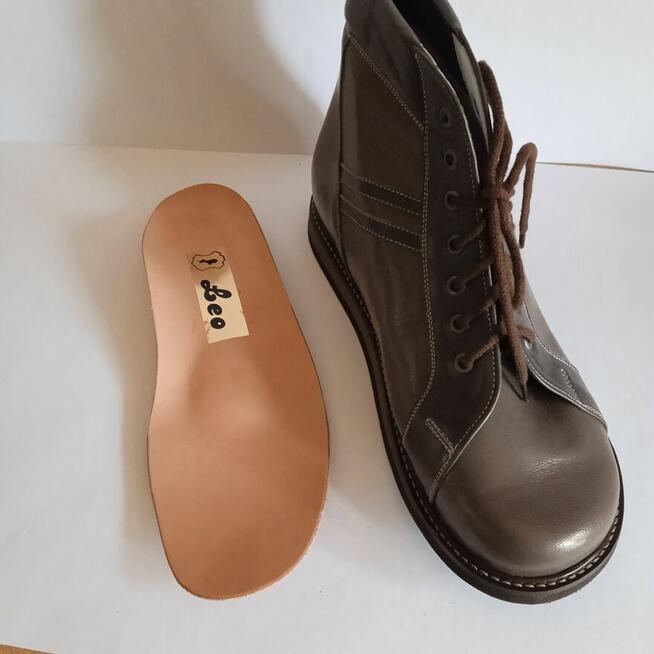 Obuwie ortopedyczne + wkładki ortopedyczne - Ręcznie robione