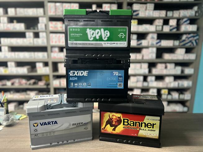 Akumulator Exide EK700 12V 70Ah 760A L3 AGM Start&Stop Radom