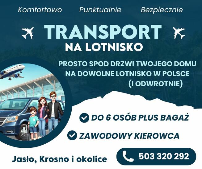Transport na lotnisko – wygodnie i bez stresu!