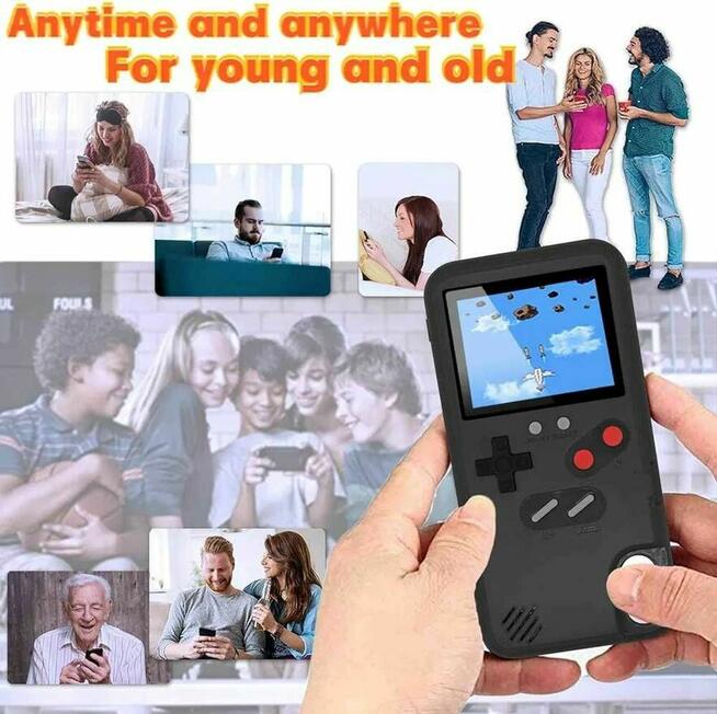 Etui Case Gameboy Konsola przenośna Gry telefon IPhone retro