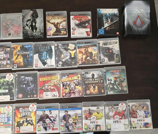 Gry PS3 konsola Kolekcja prywatna