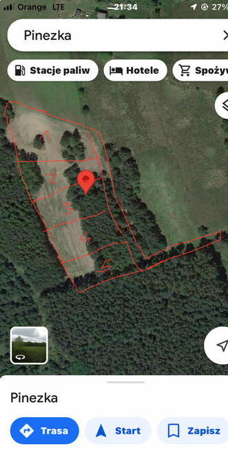 Działki siedliskowe o powierzchni 1850 m2 w Mikorzycach.