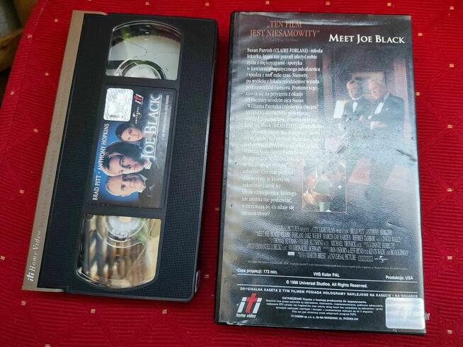 Joe Black Brad Pitt Anthony Hopkins film VHS video wideo