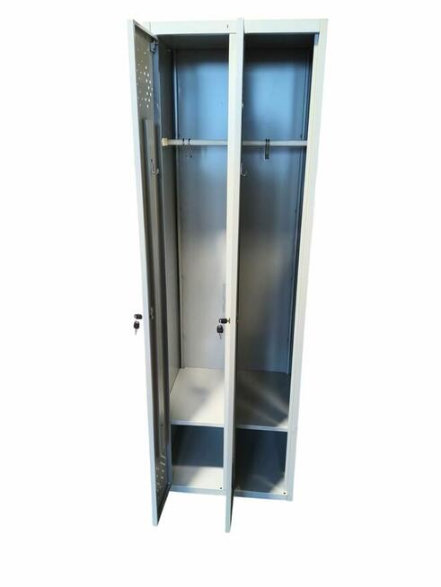 Szafa BHP ubraniowa – 50 sztuk! Metalowa, zamykana na klucz