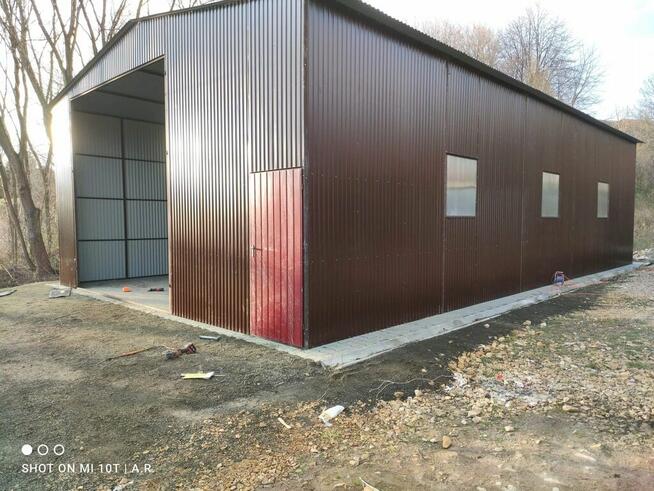 Garaż blaszany hala blaszana o wymiarach 8x24
