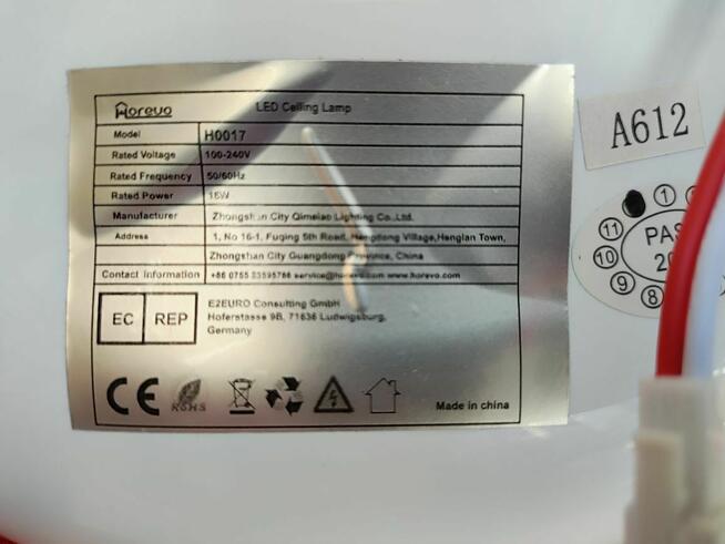 Lampa z Głośnikiem Bluetooth Plafon sufitowy na sufit RGB