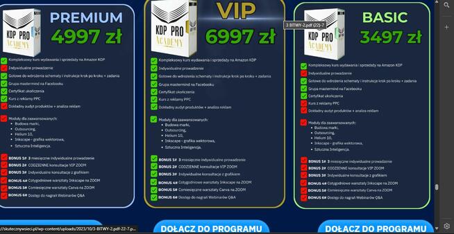 Kurs Amazon KDP Pro Academy VIP okazja kolorowanki ebook