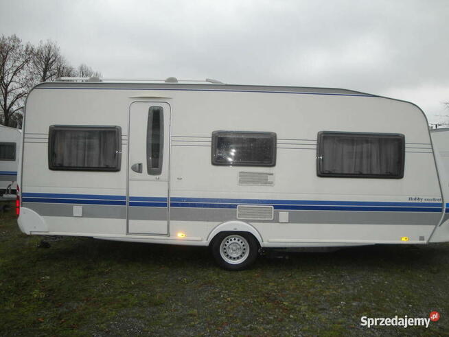 Przyczepa Hobby Excellent 540 Mover ogrzewa Alde wc kasetowe