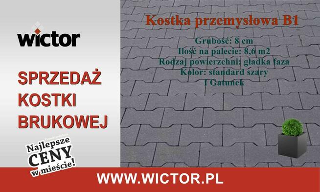 Kostka brukowa przemysłowa B1 faza KOST-BET- sprzedaż