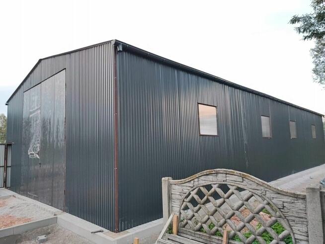 Garaż blaszany hala blaszana o wymiarach 8x24